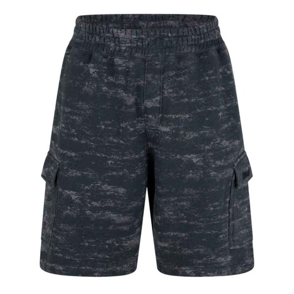 Everlast Mens Cotton Camo Cargo Shorts / Gray